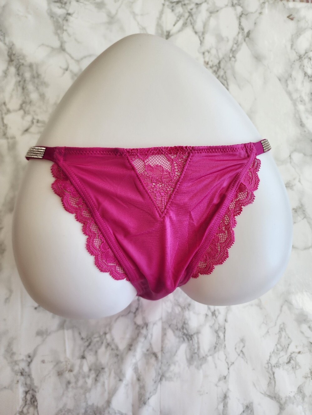 VS VERY SEXY Victoria's Secret Very Sexy Shine Strap Cheekini Panty L